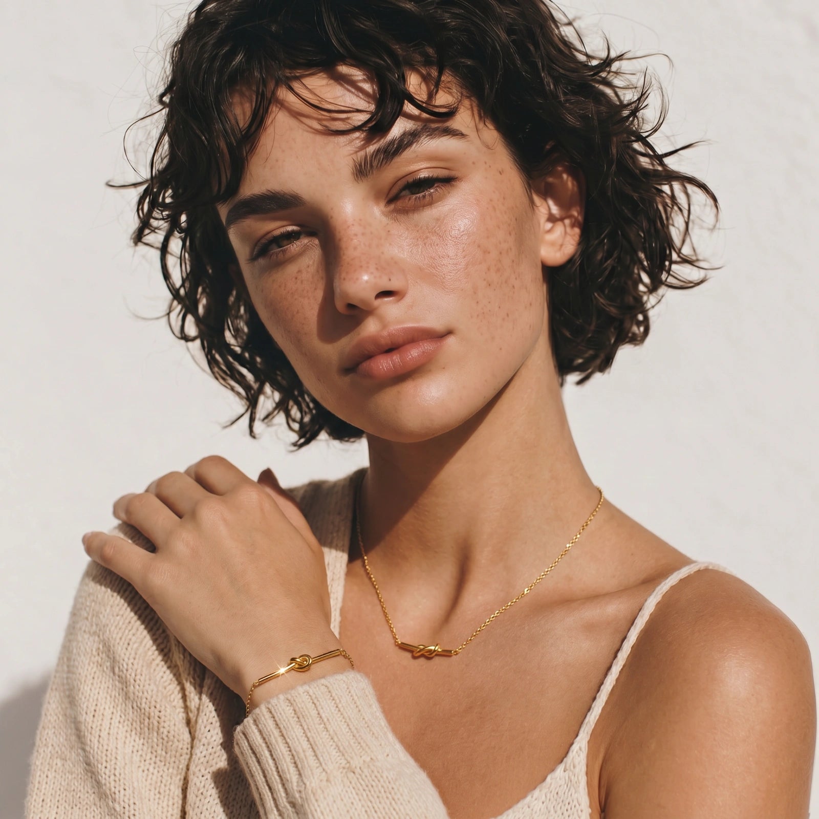 Bracelet Barre Nœud Torsadé
